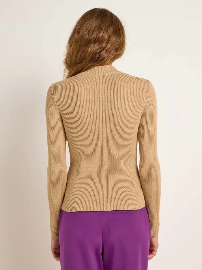 Lanius Stehkragenpullover (GOTS) Clearance-Verkauf
