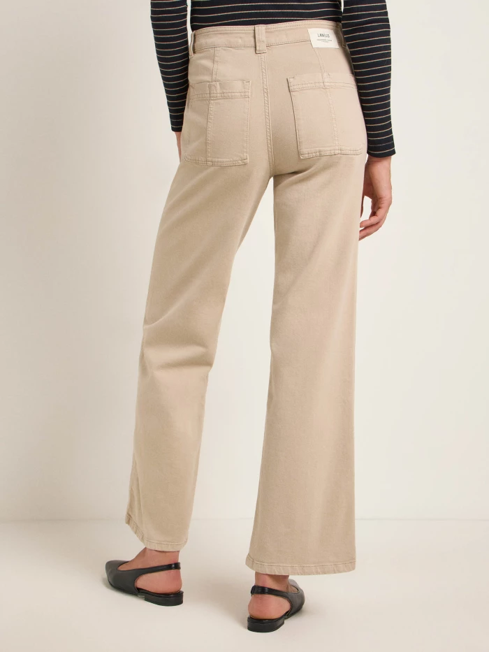 Lanius Hose mit weitem Bein (GOTS) im Angebot