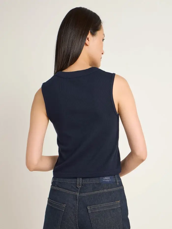 Lanius Cropped Top (GOTS) Flash Sale
