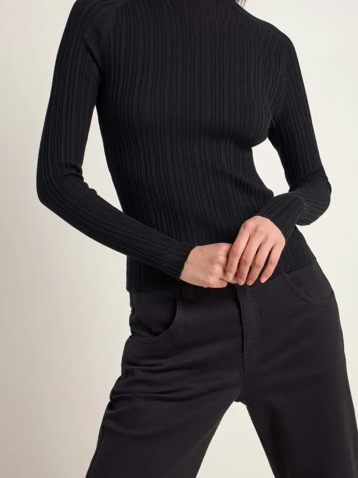 Lanius Rippenpullover (GOTS) Begrenztes Angebot