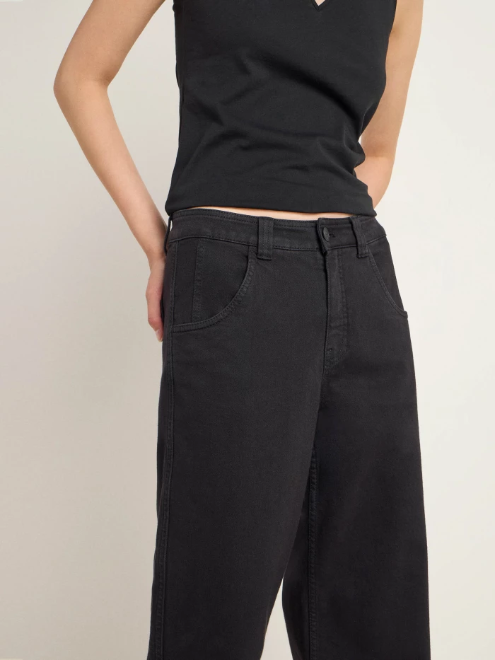 Lanius Hose mit weitem Bein (GOTS) Online Shopping