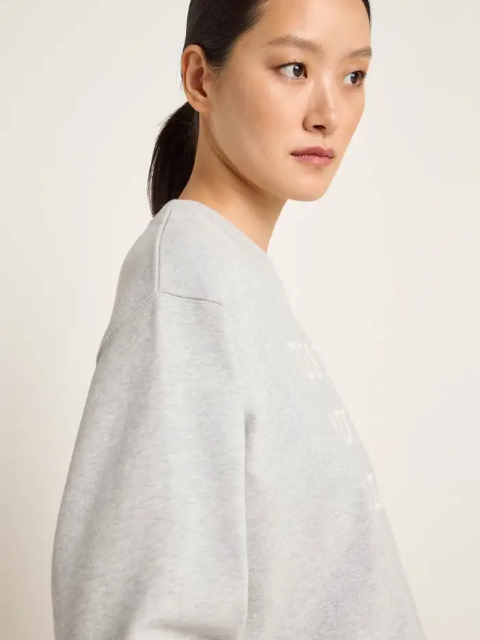 Lanius Statement Sweatshirt "wish you well" (GOTS) Preisnachlass