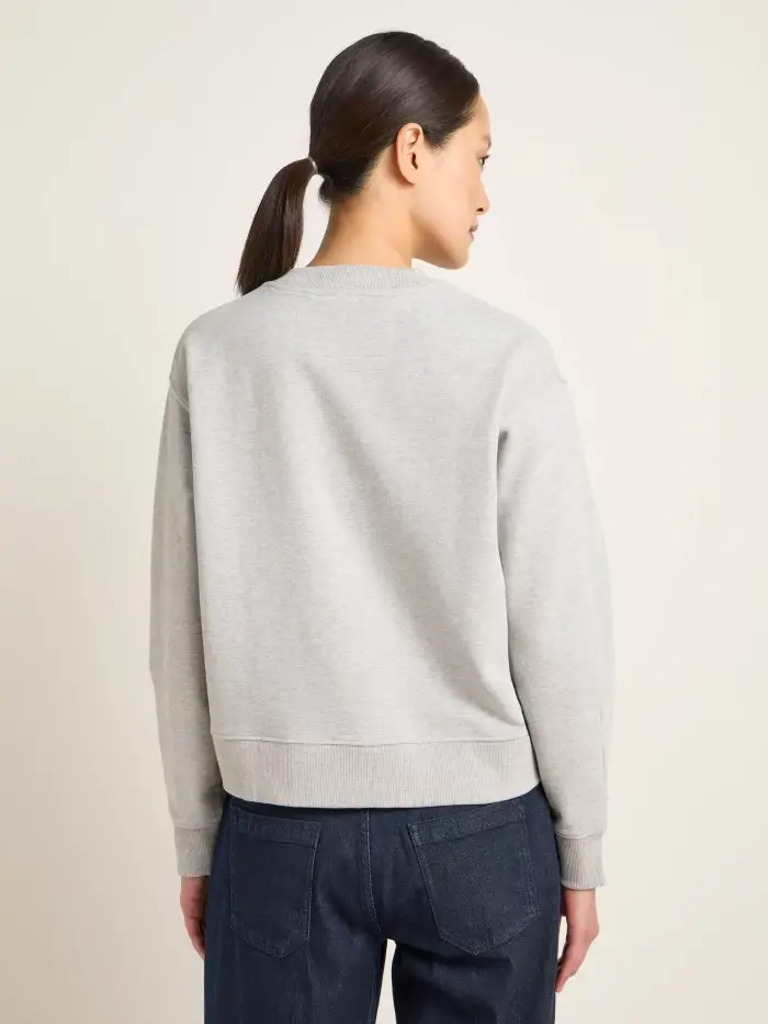 Lanius Statement Sweatshirt "wish you well" (GOTS) Preisnachlass