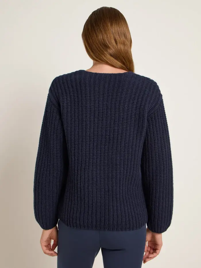 Lanius Pullover mit V-Ausschnitt (GOTS) Jubiläumsangebot