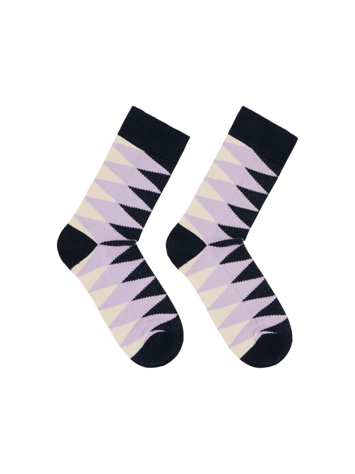 Lanius Socken mit Rauten (GOTS) Bis zu 50% Rabatt