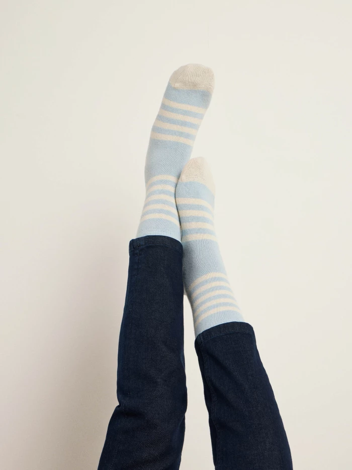 Lanius Socken mit Streifen (GOTS) Riesige Rabatte
