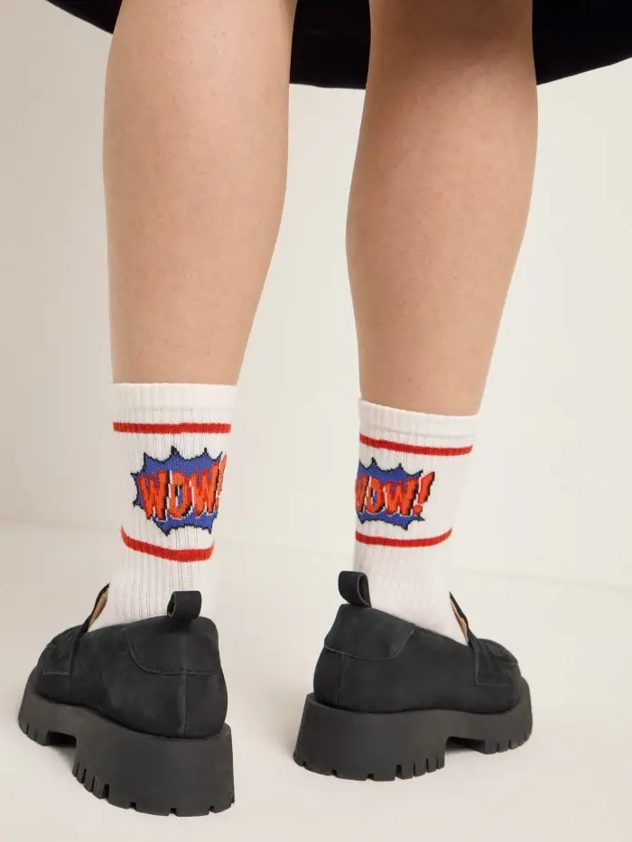 Lanius Socken "WOW" (GOTS) Meist gekauft