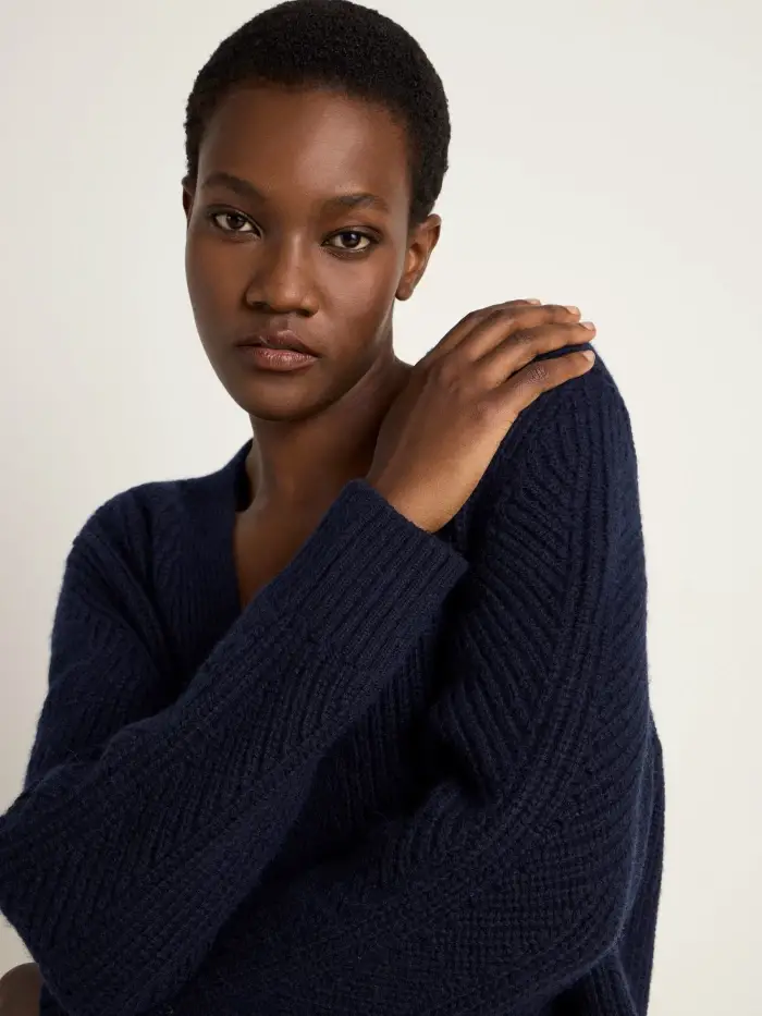 Lanius Lange Strickjacke (GOTS) Exklusive Angebote