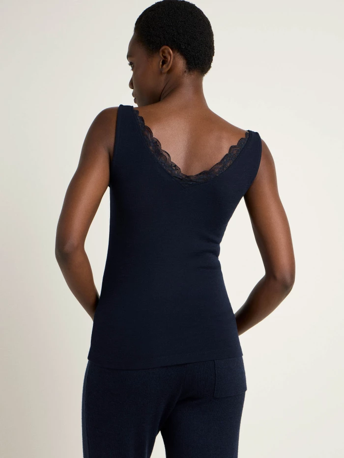 Lanius Top mit Spitze (GOTS) Blitzangebot