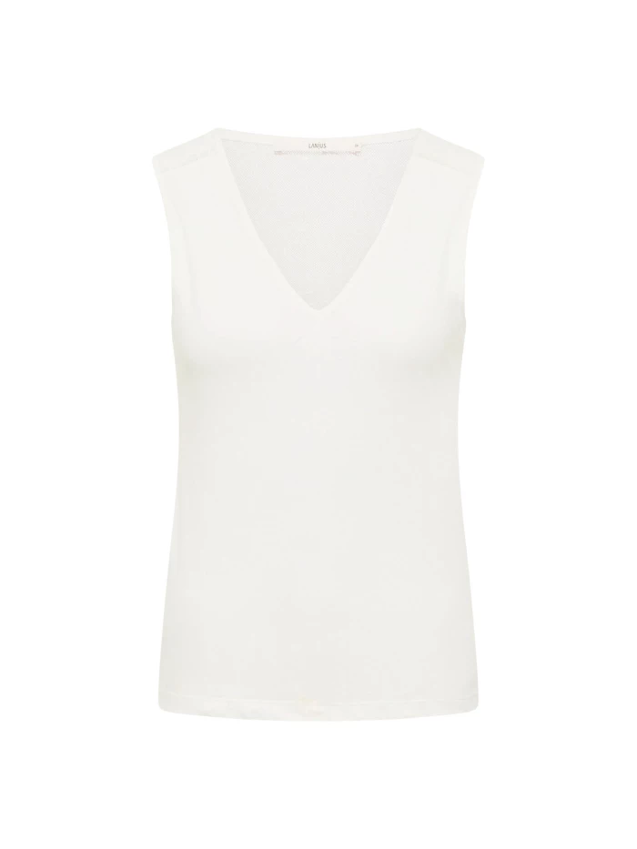 Lanius Top mit Spitzeneinsatz (GOTS) Sonderangebote
