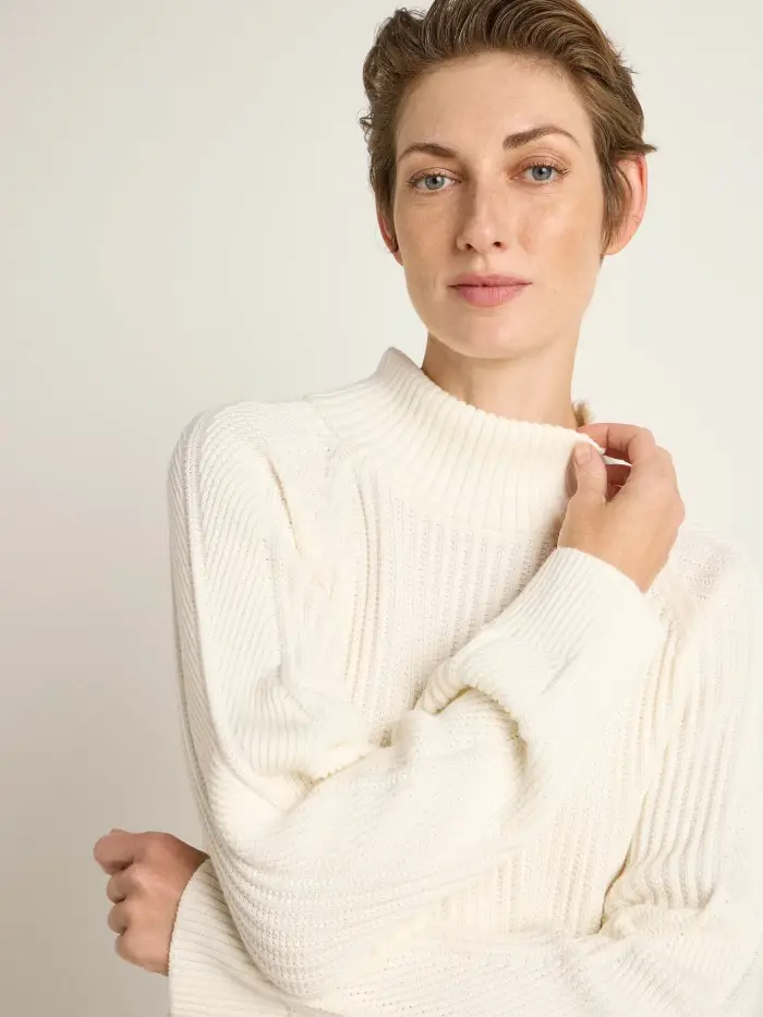 Lanius Grobstrick Pullover (GOTS) Kostenlose Rückgabe