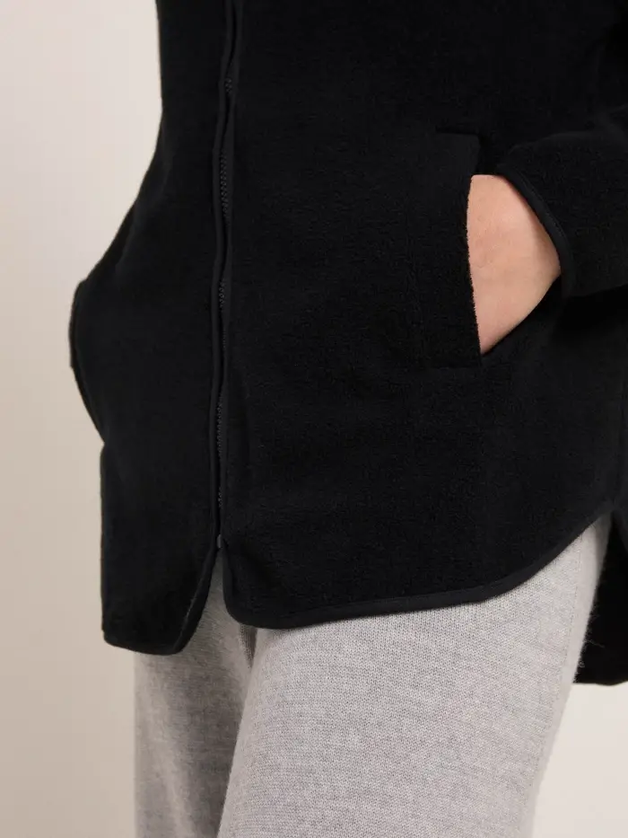 Lanius Fleecejacke (GOTS) Super Rabatt