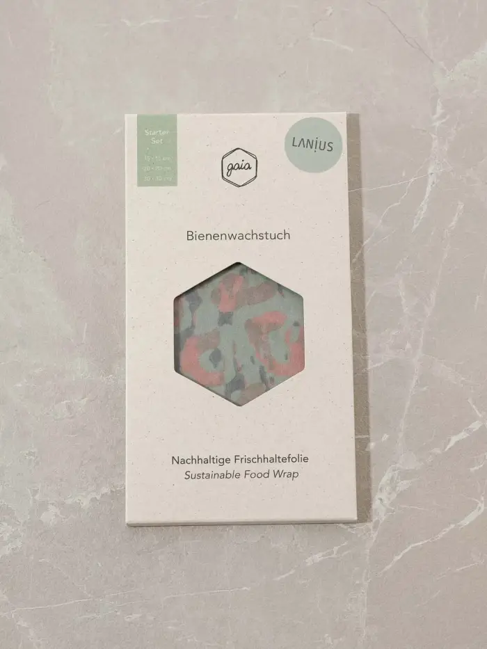 Lanius Bio Bienenwachstücher Starter Set (S/M/L) Fabrikverkauf