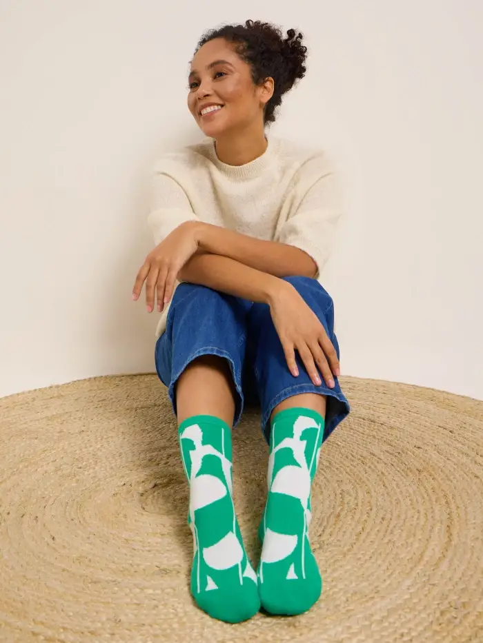 Lanius Socken Print Graphic Dots (GOTS) Sonderangebot