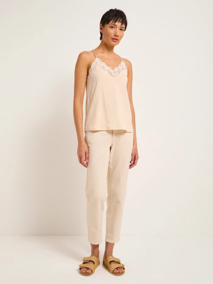 Lanius Top mit Spitze (GOTS) Super Sparpreis