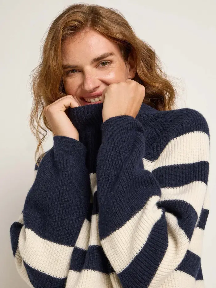 Lanius Streifenpullover (GOTS) Bis zu 60% Rabatt