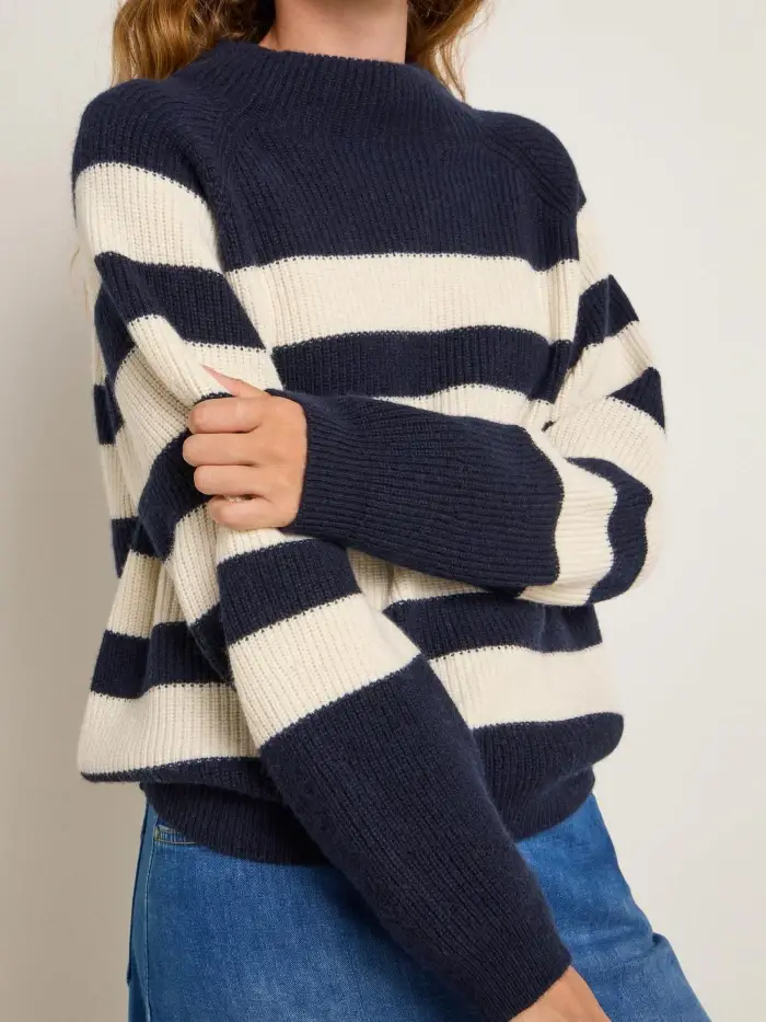 Lanius Streifenpullover (GOTS) Bis zu 60% Rabatt