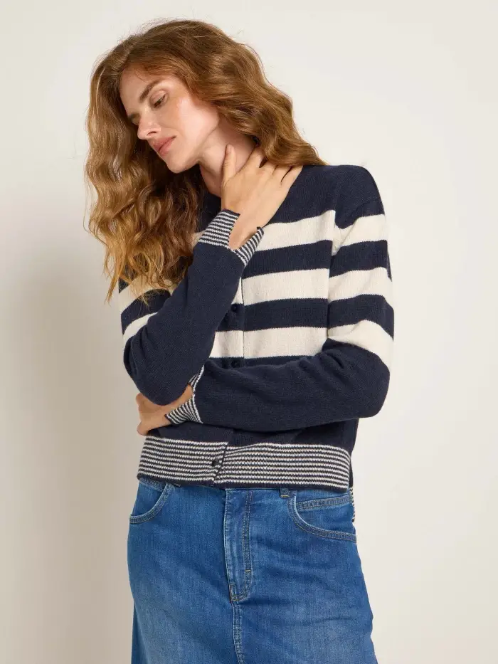 Lanius Boxy Strickjacke (GOTS) Bis zu 65% Rabatt