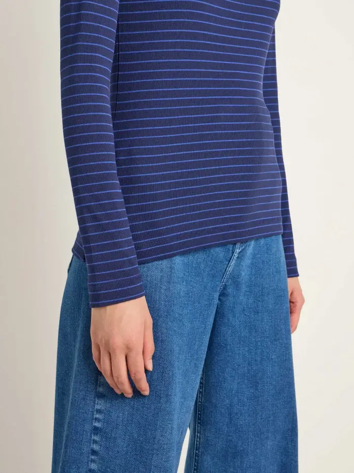 Lanius U-Boot Shirt mit Streifen (GOTS) Bis zu 55% Rabatt