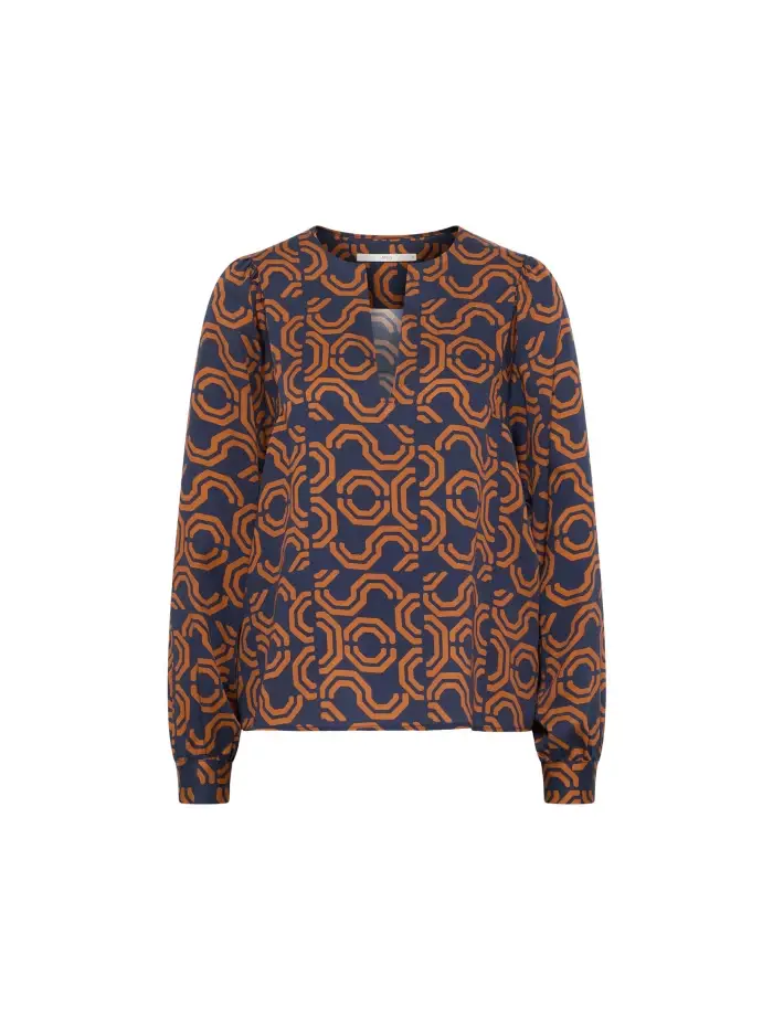 Lanius Bluse mit Kräuseln Discount Store für neue Produkte