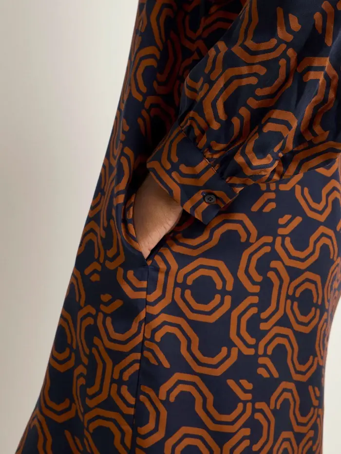 Lanius Kleid mit Kräuseln Clearance-Verkauf