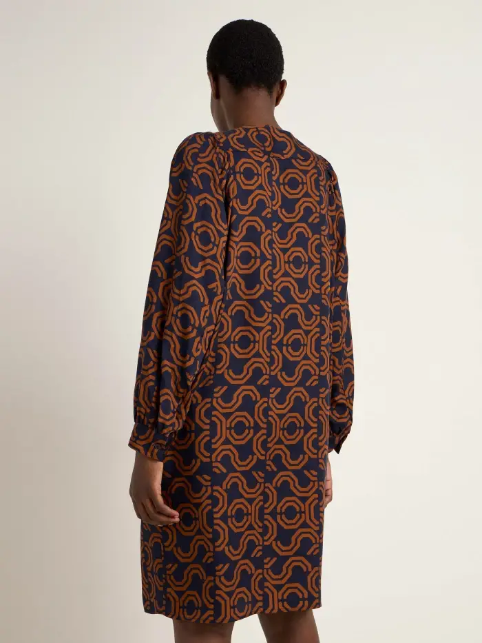 Lanius Kleid mit Kräuseln Clearance-Verkauf