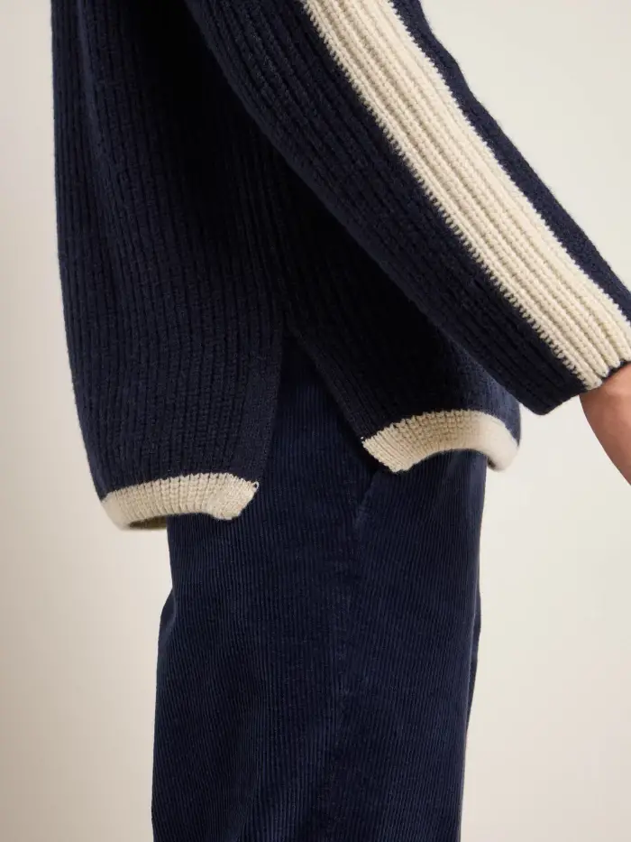 Lanius Pullover in Rippoptik (GOTS) 50% Rabatt für begrenzte Zeit