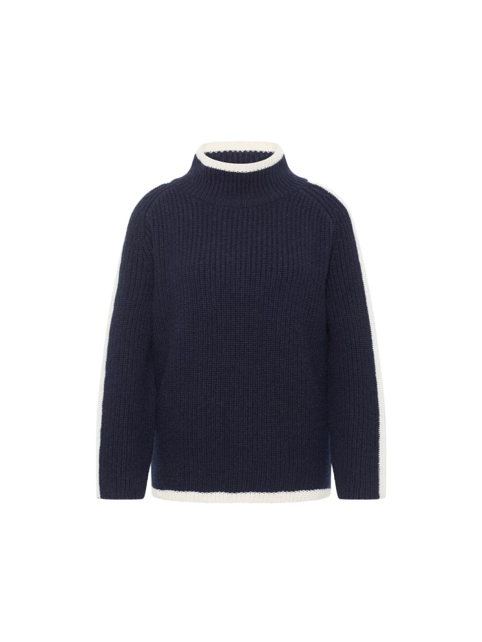 Lanius Pullover in Rippoptik (GOTS) 50% Rabatt für begrenzte Zeit