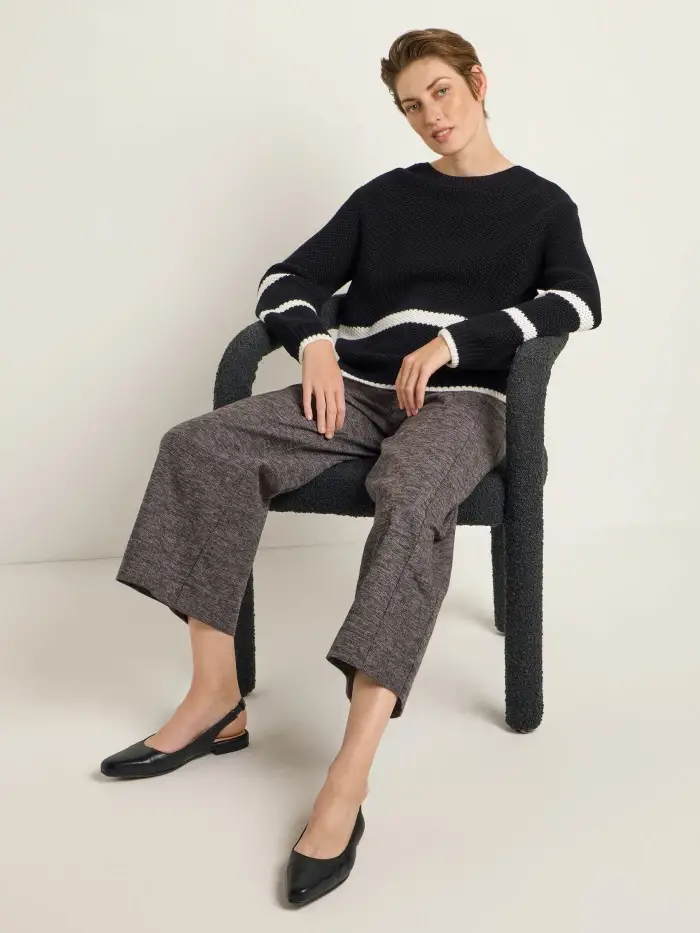 Lanius Blockstreifen Pullover (GOTS) Rabatte dieses Monats