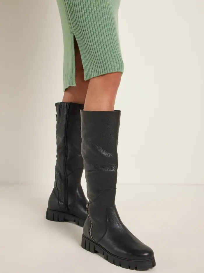 Lanius Rippen-Strickkleid Outlet