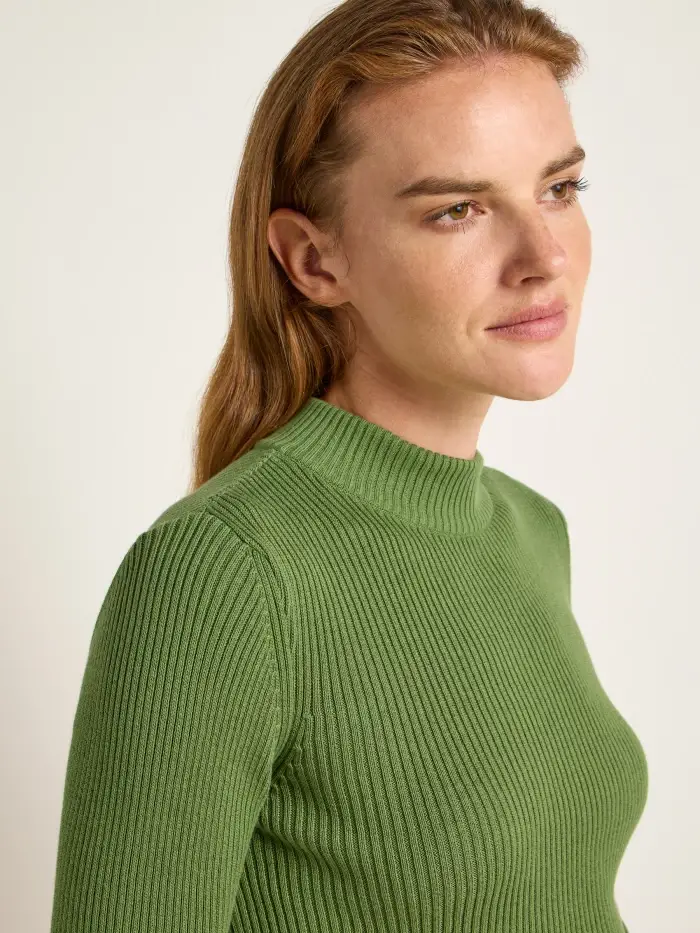 Lanius Stehkragenpullover (GOTS) Schlussverkauf