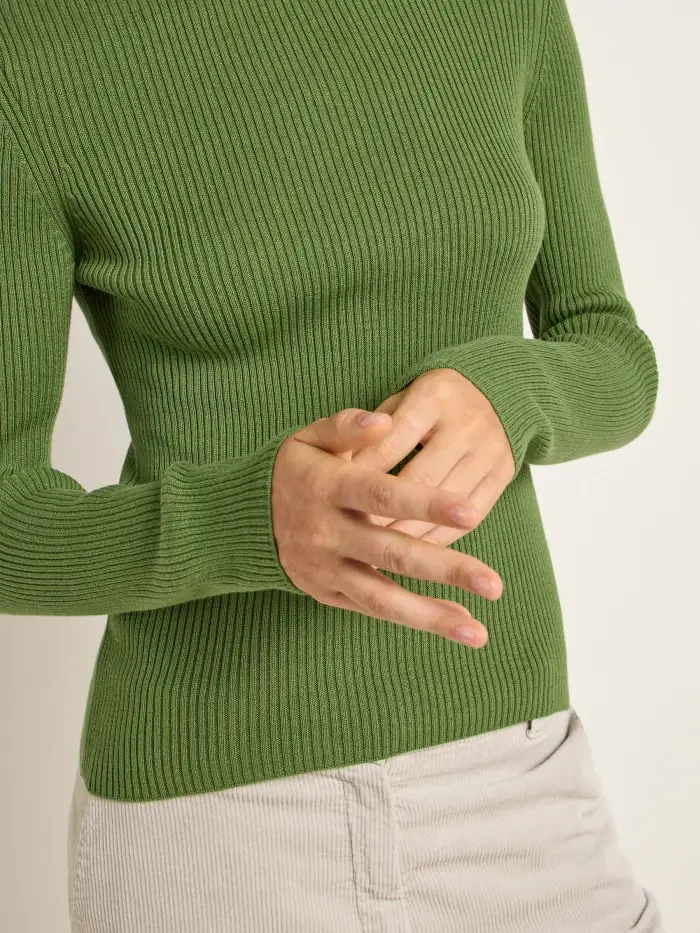Lanius Stehkragenpullover (GOTS) Schlussverkauf