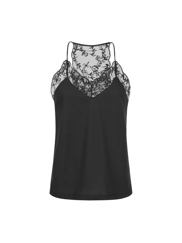 Lanius Top mit Spitze (GOTS) Lagerräumung