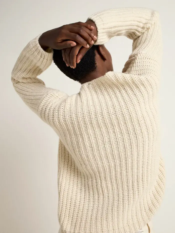 Lanius Pullover mit V-Ausschnitt (GOTS) Zeitbegrenzte Promotion