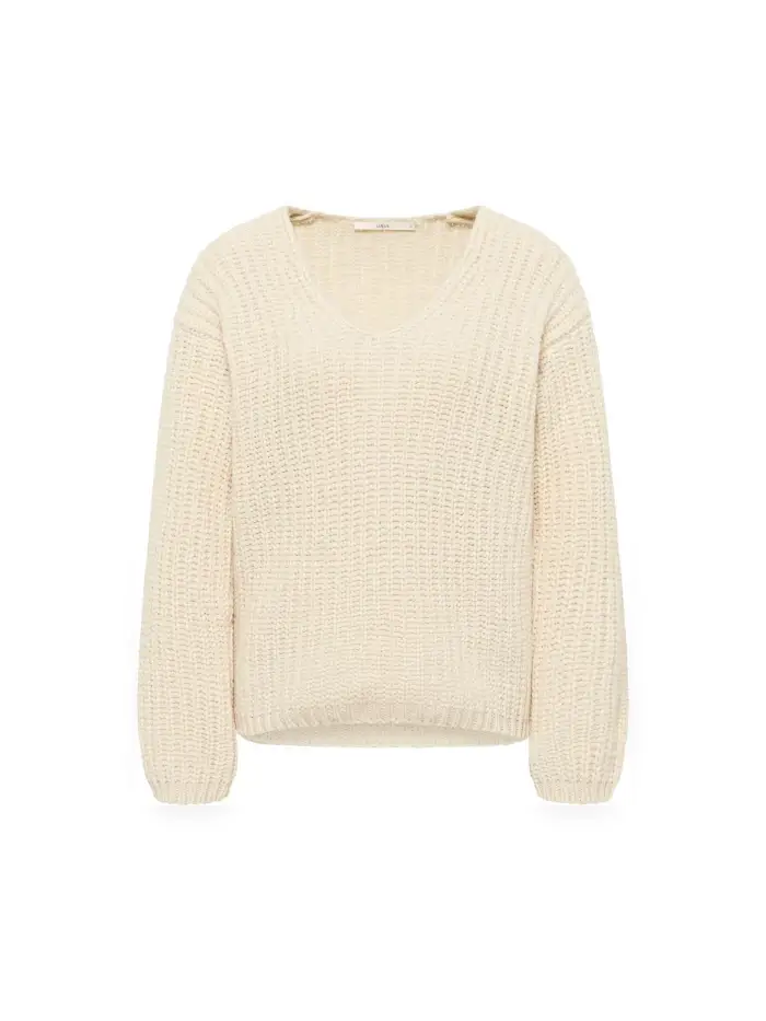 Lanius Pullover mit V-Ausschnitt (GOTS) Zeitbegrenzte Promotion