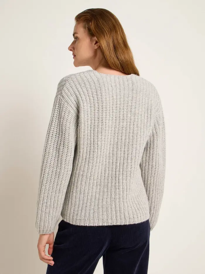 Lanius Pullover mit V-Ausschnitt (GOTS) Nur für heute