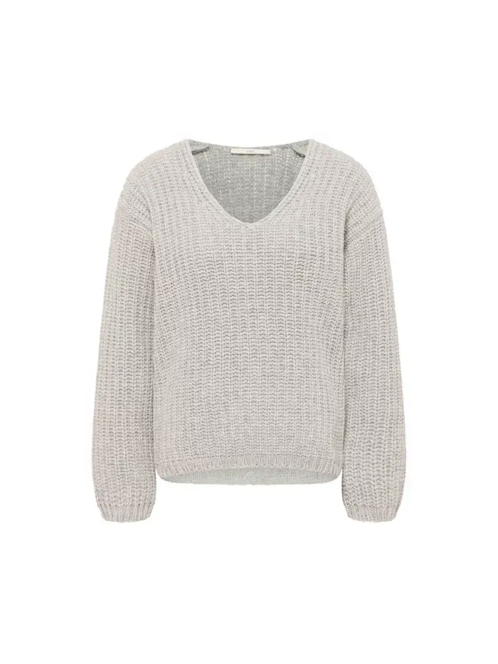 Lanius Pullover mit V-Ausschnitt (GOTS) Nur für heute