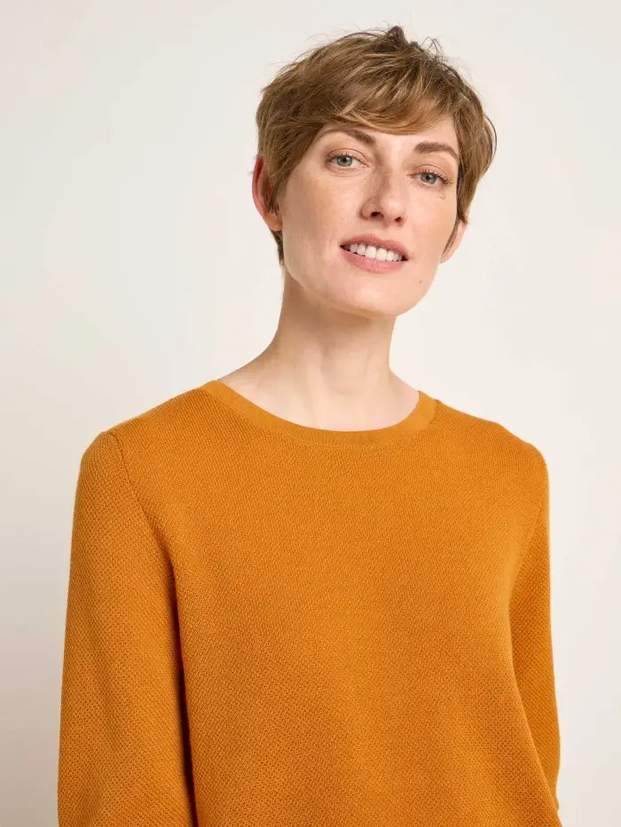 Lanius Struktur-Halbarmpullover (GOTS) Kostenloser Versand international