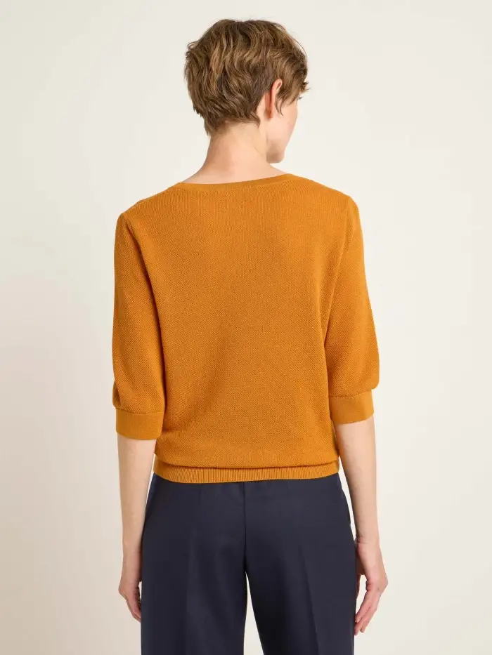 Lanius Struktur-Halbarmpullover (GOTS) Kostenloser Versand international