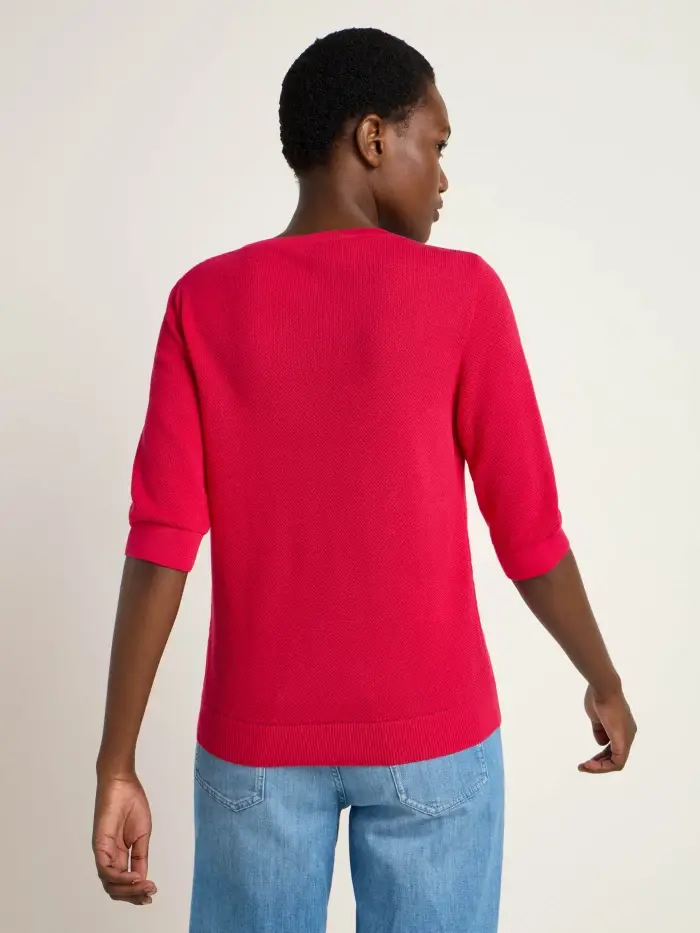 Lanius Struktur-Halbarmpullover (GOTS) Black Friday Preise