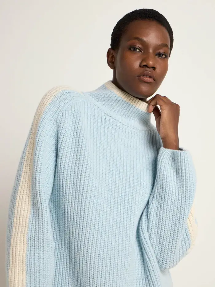 Lanius Pullover in Rippoptik (GOTS) 50% Rabatt für begrenzte Zeit