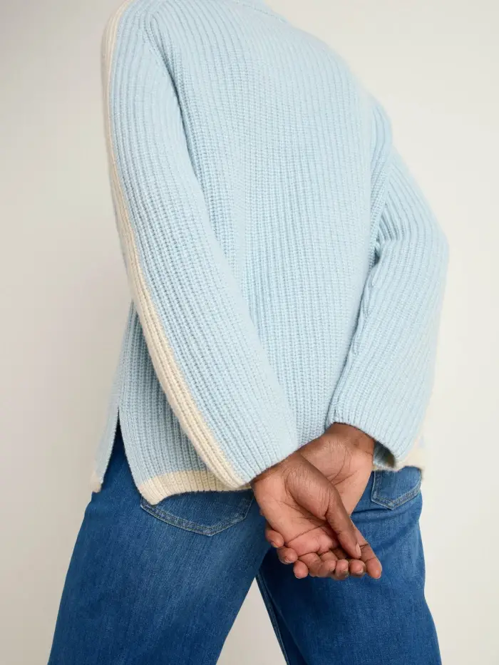 Lanius Pullover in Rippoptik (GOTS) 50% Rabatt für begrenzte Zeit