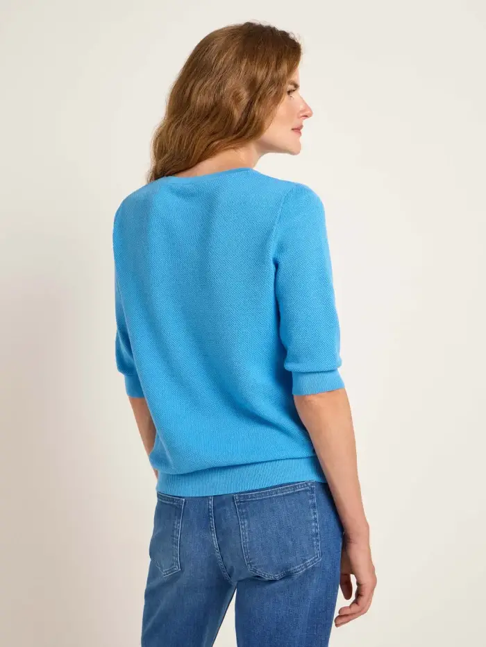 Lanius Struktur-Halbarmpullover (GOTS) im Angebot