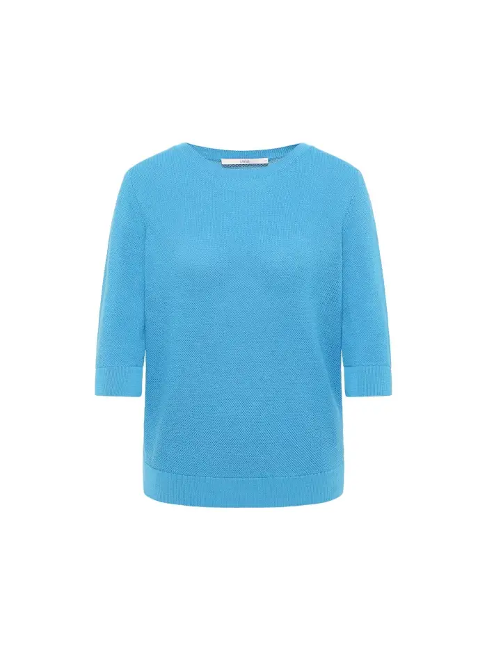 Lanius Struktur-Halbarmpullover (GOTS) im Angebot