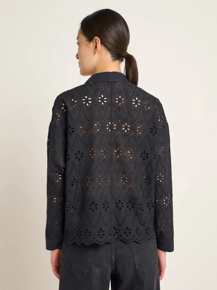 Lanius Spitzen-Hemdbluse Cyber Monday