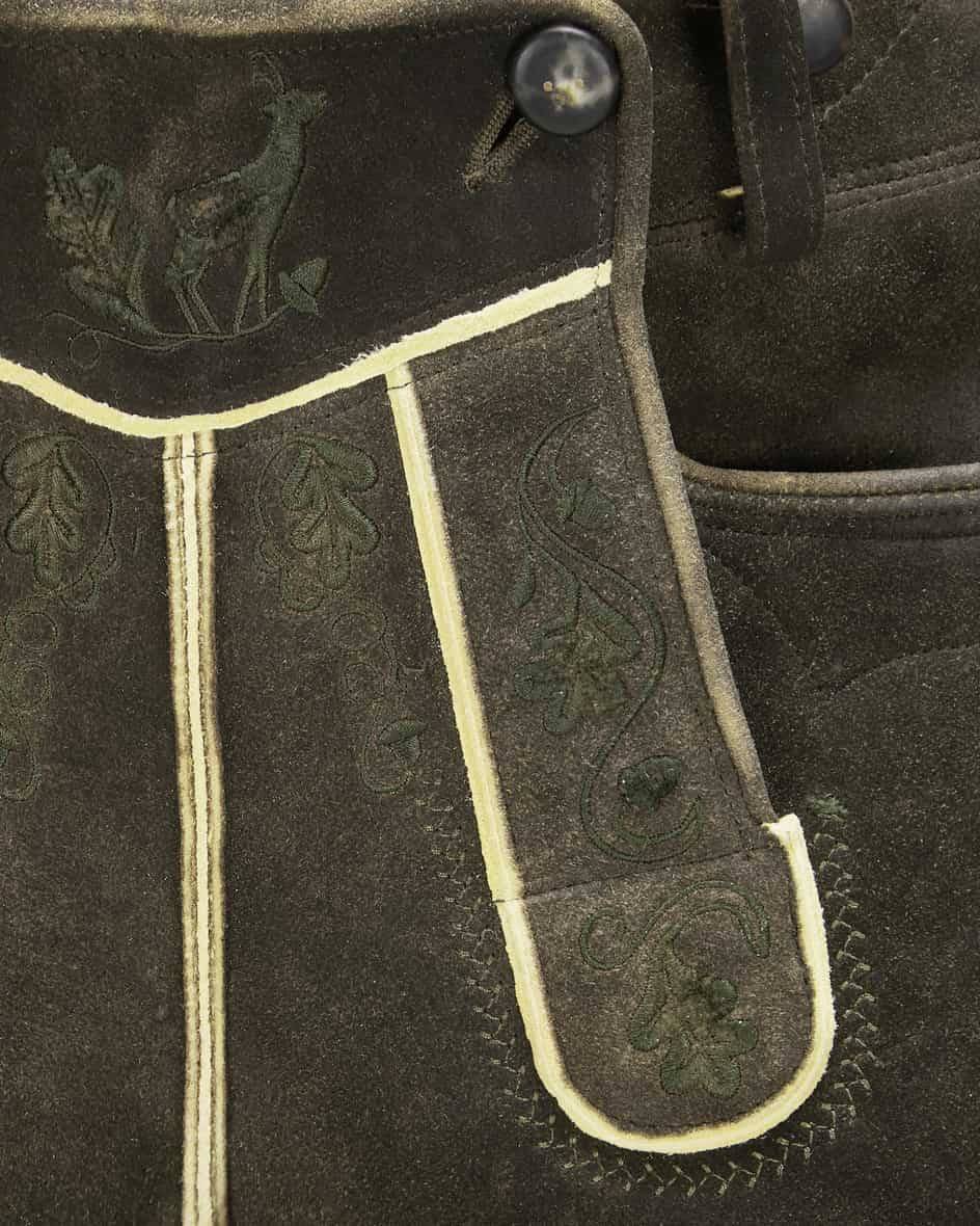Meindl Andechs Lederhose aus Hirschleder Vierteljährliche Förderung