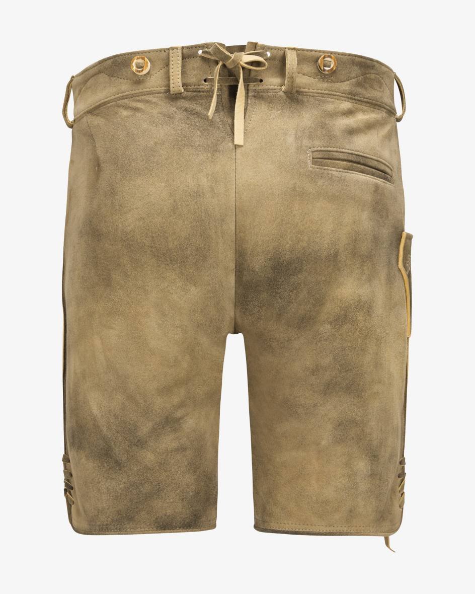 LODENFREY Wiesnlederhose kurz aus Ziegenleder Riesige Rabatte
