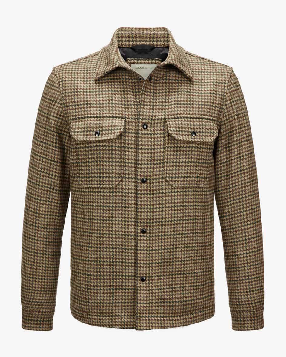 Woolrich Alaskan Wool Daunen-Shirtjacket Bis zu 55% Rabatt