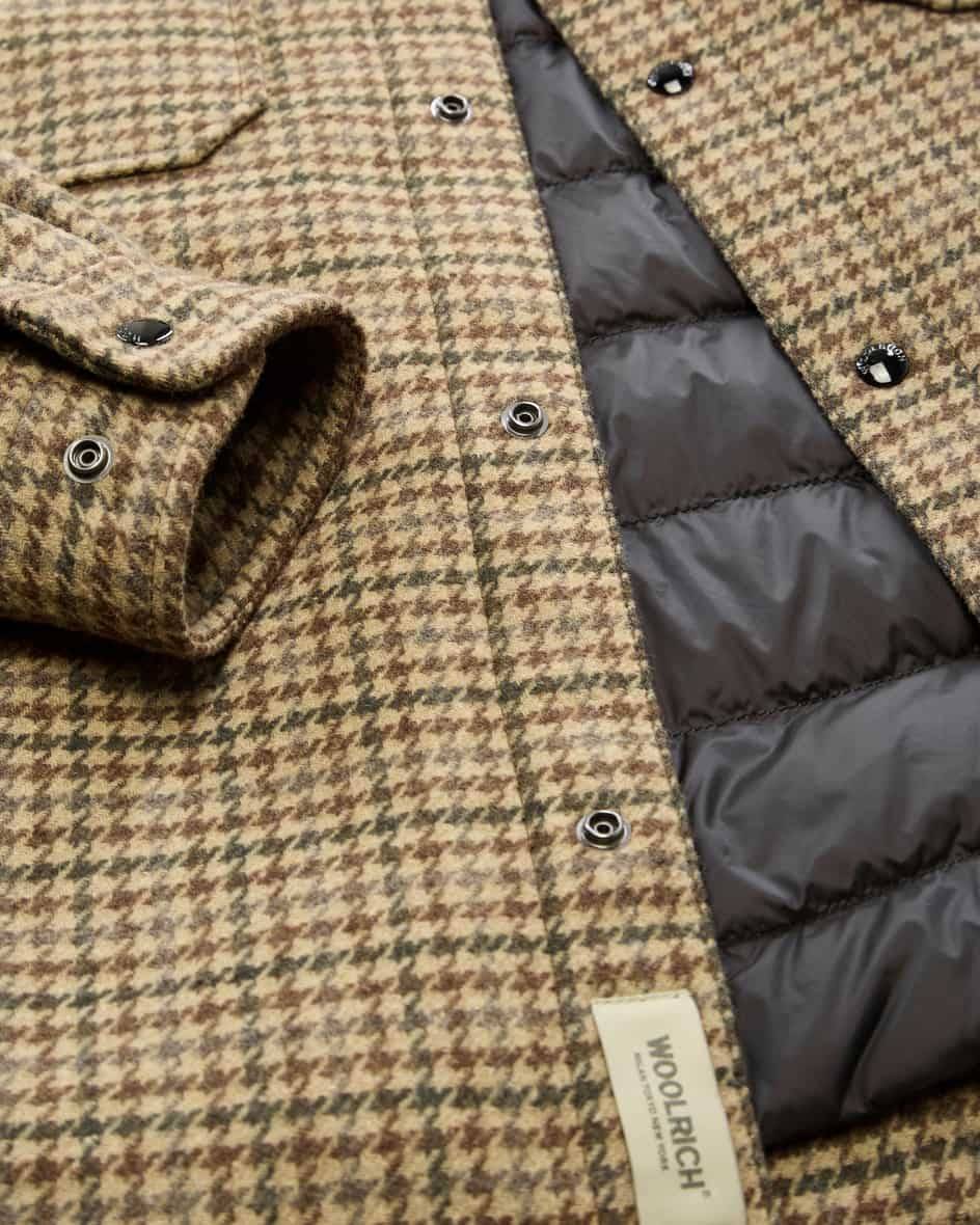 Woolrich Alaskan Wool Daunen-Shirtjacket Bis zu 55% Rabatt