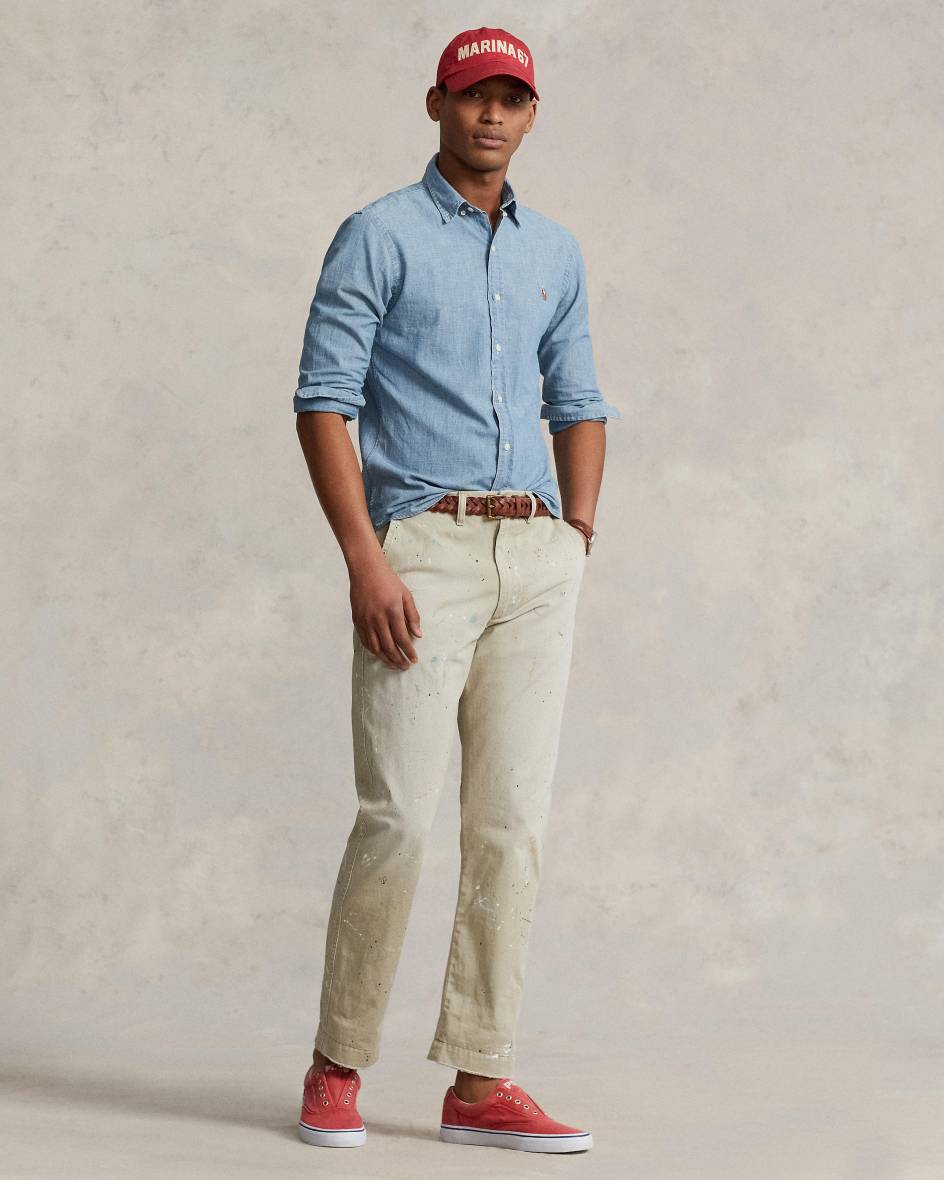 Polo Ralph Lauren Jeanshemd Slim Fit Preisnachlass